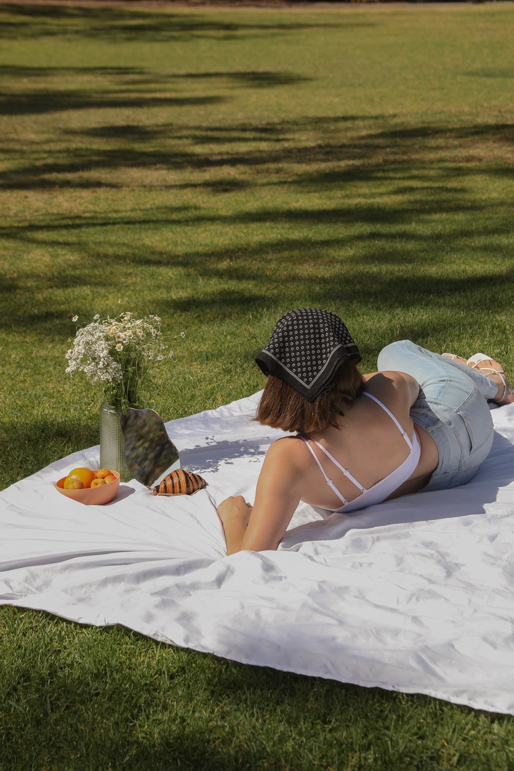 Floral Print Bandana