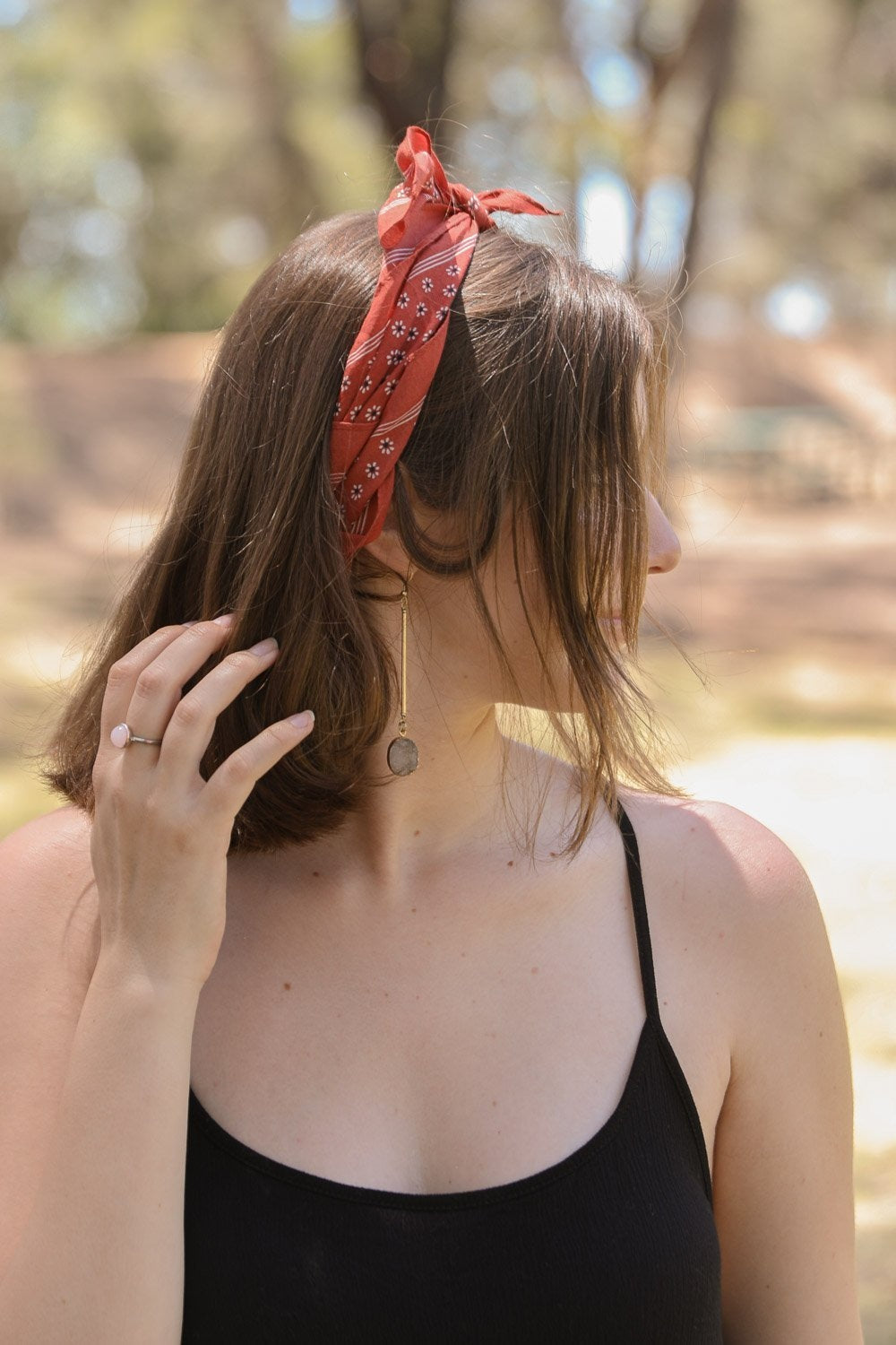 Floral Print Bandana