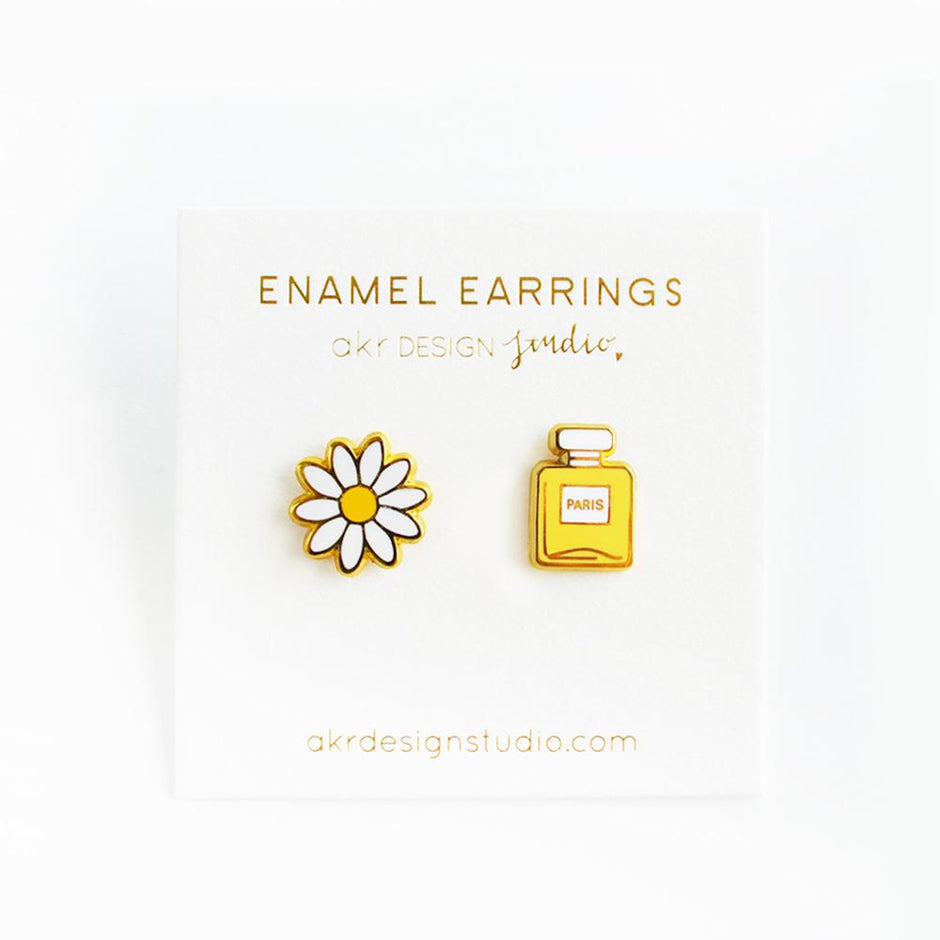 Perfume Daisy Earrings