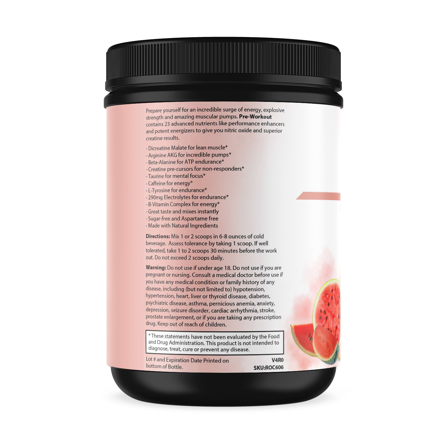 Pré-entraînement Pure Energy – Pastèque Honeydew