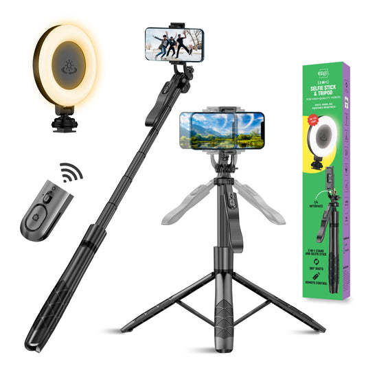 62-Inch Adjustable Phone Tripod