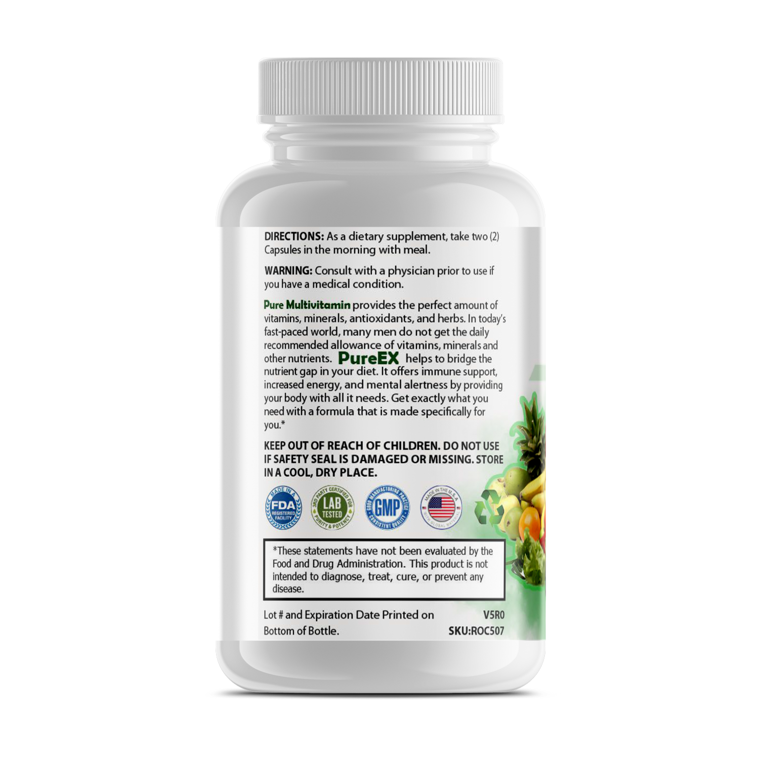 Multivitamines pour hommes 60 ct.