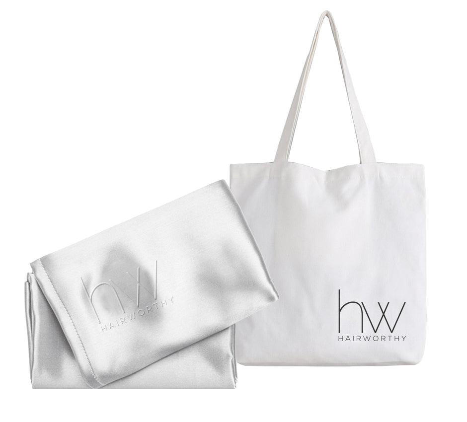 Funda de almohada de seda Hairworthy.