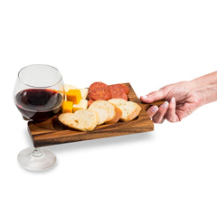 Planche à emboîter pour porte-verres à charcuterie/vin