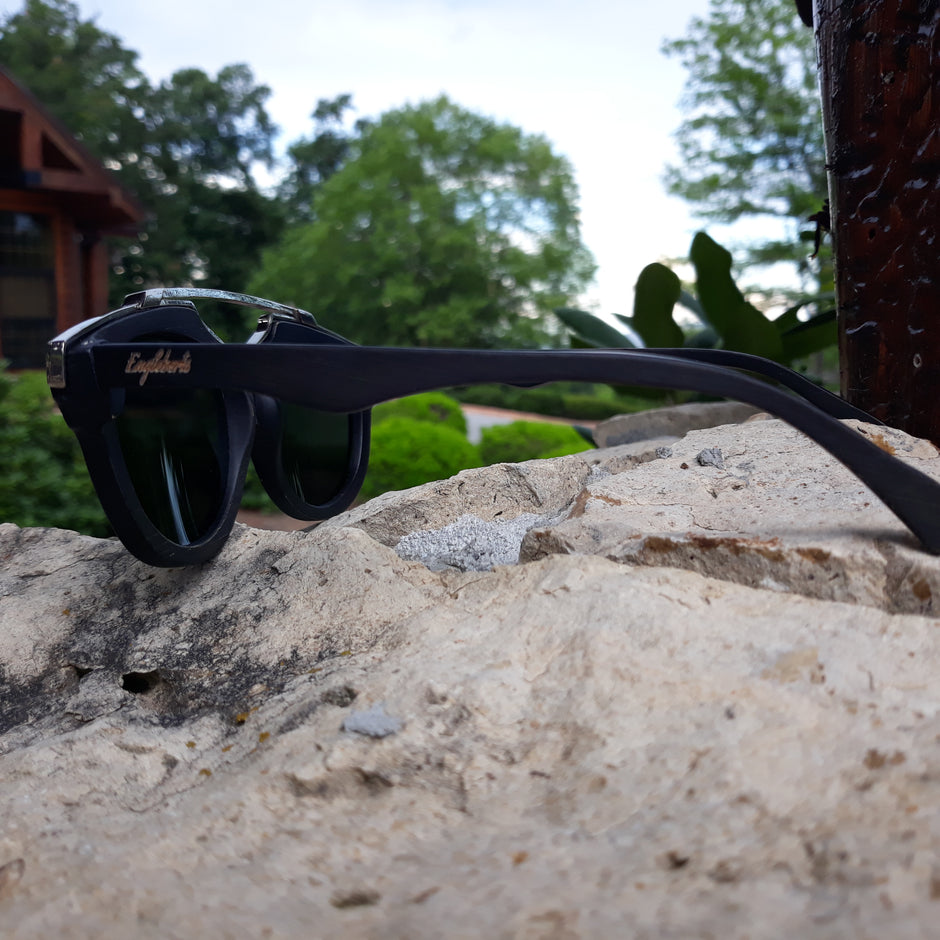 Gafas de sol de madera negra G15
