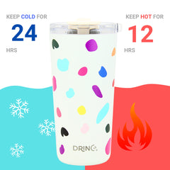 DRINCO® Seattle 20oz Insulated Tumbler Leakproof w/straw-Blots