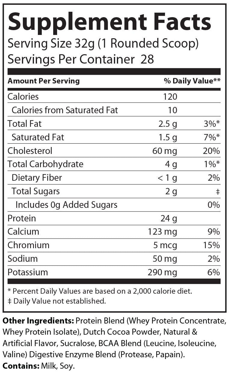 PureEx Absolute Whey Protein - 25g Protein per Serving | Chocolate Milkshake Flavor