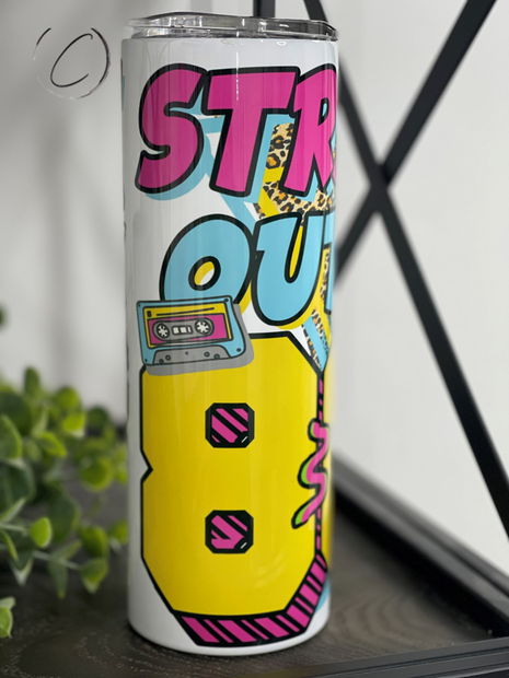 Straight 80s Drinkware 20oz