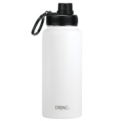 DRINCO® 32oz Stainless Steel Water Bottle - Artic White