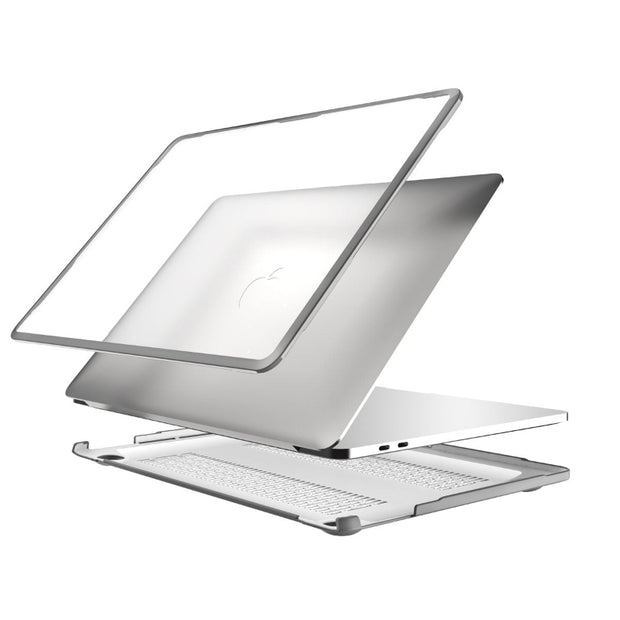 Transparent Hard Shell Laptop Case with Matte Protective Bottom Cover