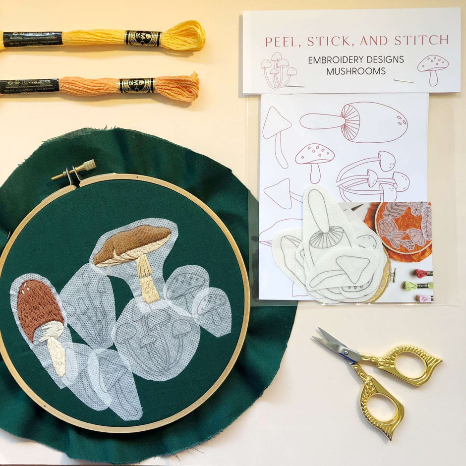 Mushroom Embroidery Kit