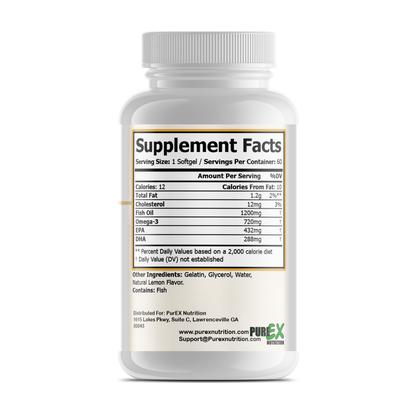 Pure Omega-3 Brain & Nerve 60 Count