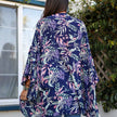 Women Stylish Printed Kimono Cardigan Lightweight Summer Cover Up