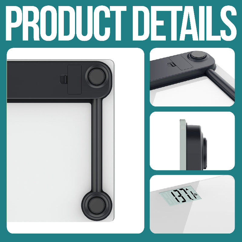 EZIGO Comfort Digital Bathroom Scale with Large Display & 12