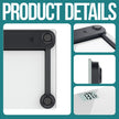 EZIGO Comfort Digital Bathroom Scale with Large Display & 12