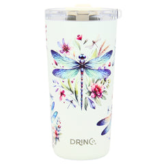 DRINCO® Seattle 20oz Insulated Tumbler Leakproof w/straw-Dragonfly