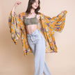Women Stylish Printed Kimono Cardigan Lightweight Summer Cover Up
