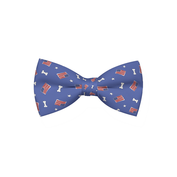 Patriotic Dog Bow Tie