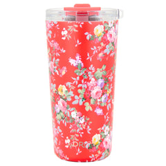 DRINCO® Seattle 20oz Insulated Tumbler Leakproof w/straw-Peony Floral