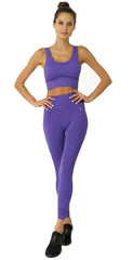 Mesh Activewear Set - Purple