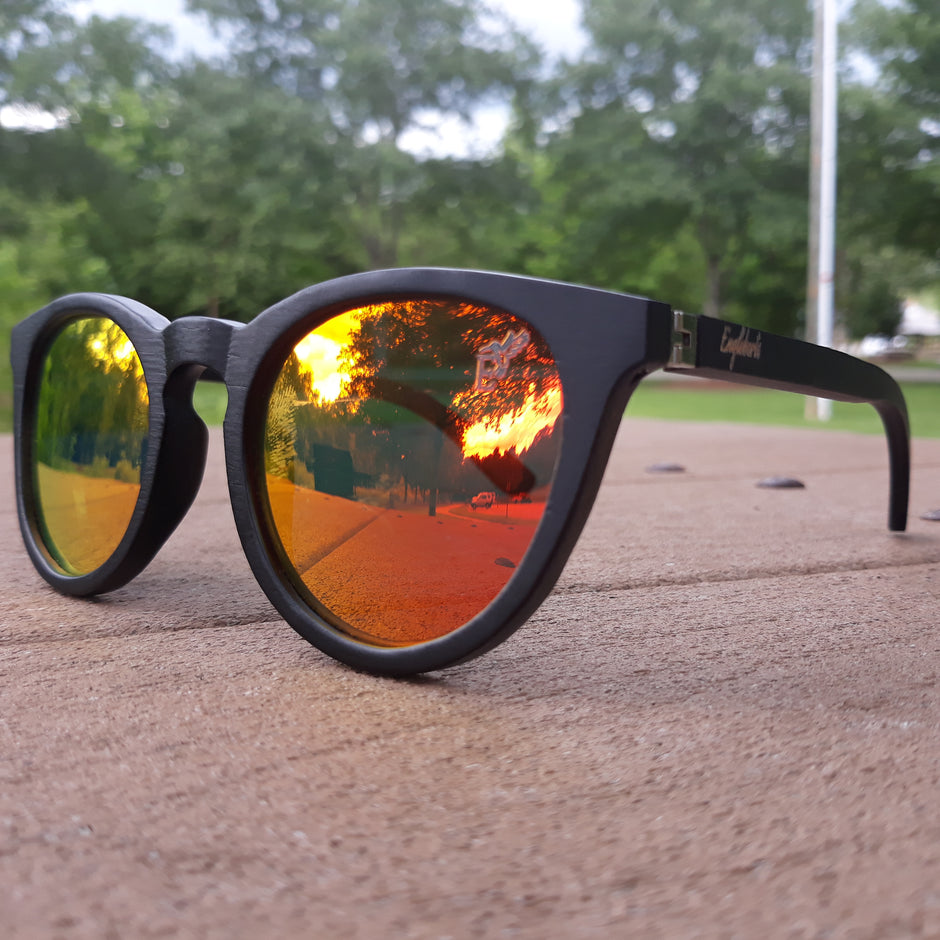 Black Bamboo Polarized Sunglasses
