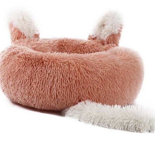 Cama de peluche de conejito