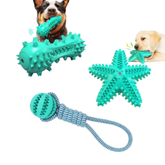 Lot de 3 brosses à dents couinantes et jouets pour chien en corde de coton, livraison rapide 