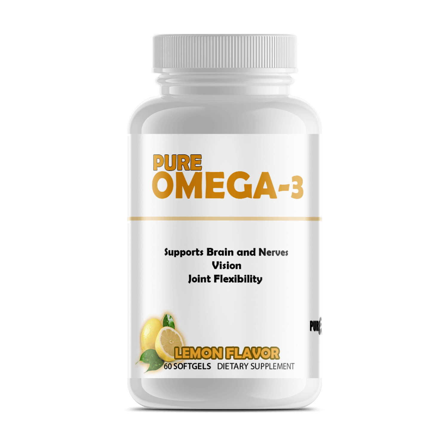 Omega-3 puro para el cerebro y los nervios, 60 comprimidos