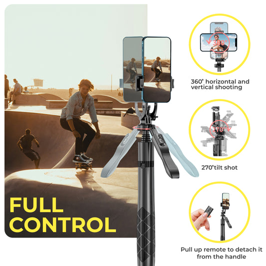 62-Inch Adjustable Phone Tripod