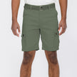 Men’s Cargo Shorts with Belt and Buttoned Side Pockets