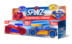 Spinz Pull Back Race Car with Flying Discs (2 Pack Assortment)