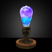 Multicolor Glowing Light Bulb Lamp – LED Decorative Table Lamp