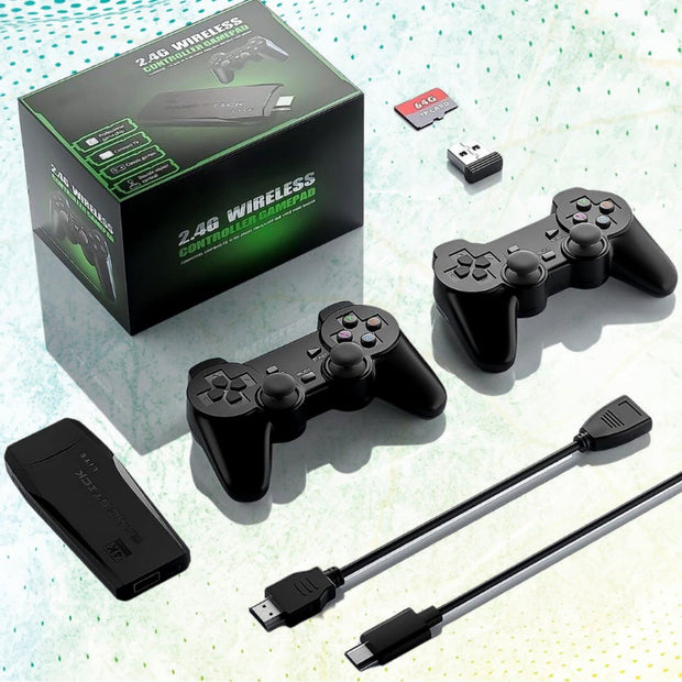 2.4G Wireless Controller Video Game Stick for TV HDMI Plug & Play Console