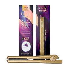 Plancha para el cabello Paradise After Dark (con anillo para selfies BONUS) - Champán