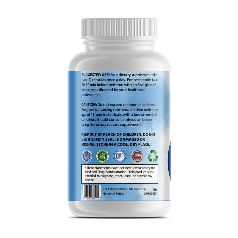PURE SLEEP Natural Sleep Aid Tablets Body Regenerator 60 Capsules