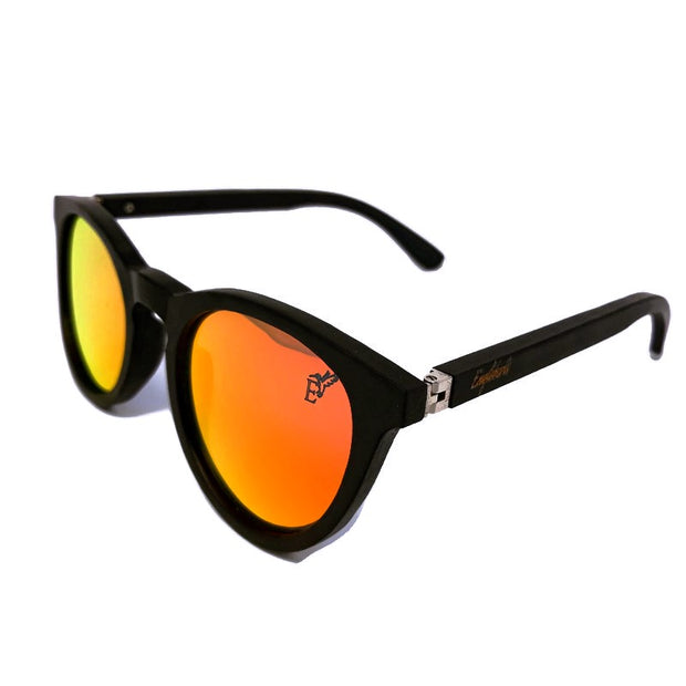 Sunset Mirror Black Bamboo Shades