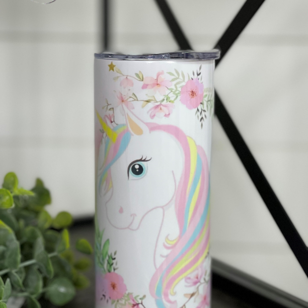 Unicorn Rainbow Tumbler