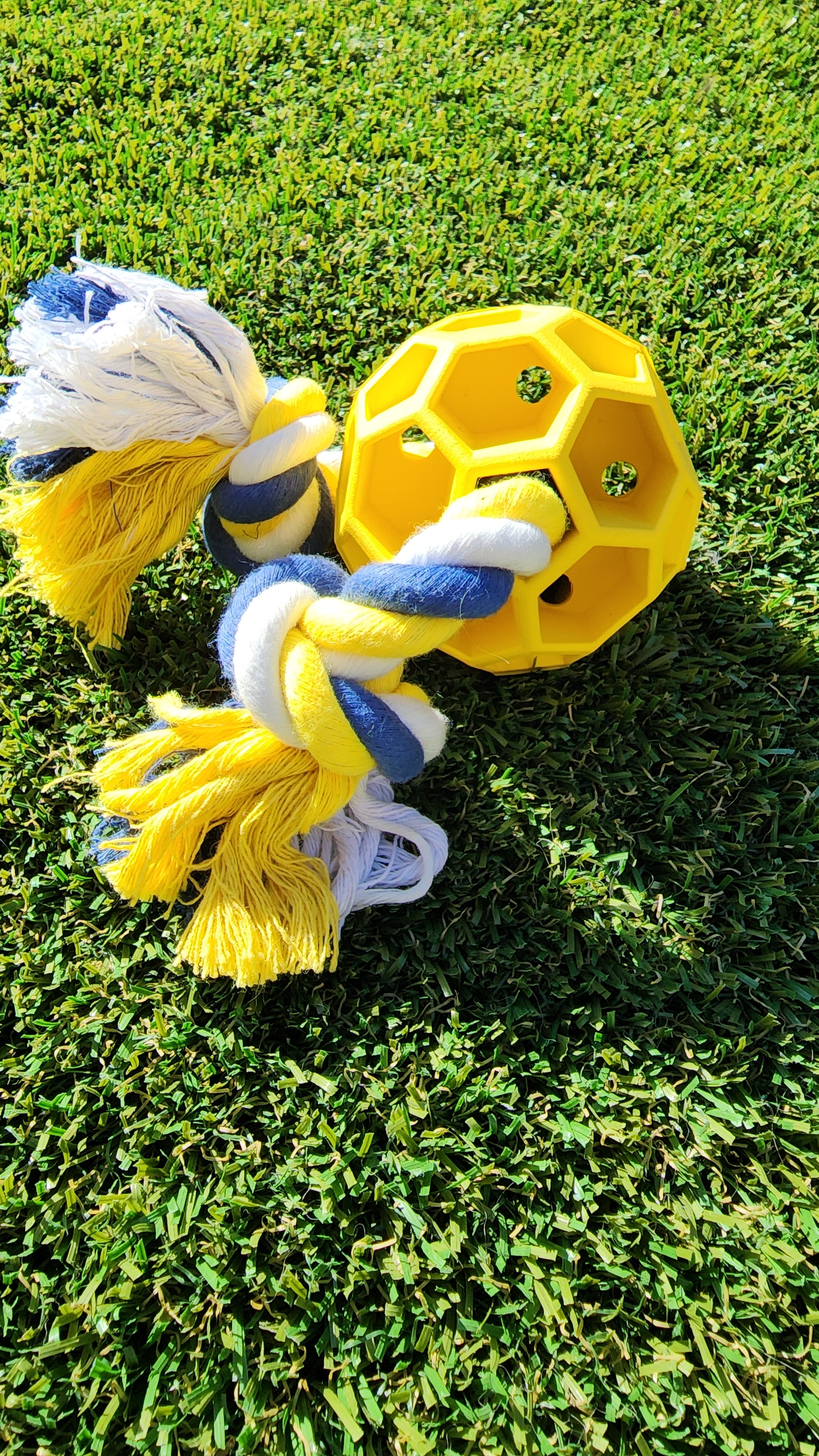 Juguete para masticar con forma de pelota de fútbol