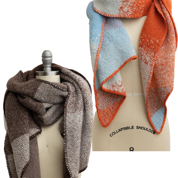 Bufandas multicolor ultra suaves