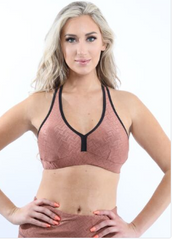 Roma Activewear Sports Bra - Copper [MADE IN ITALY]