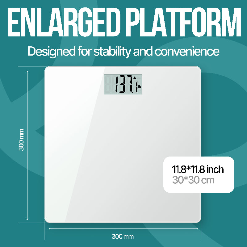 EZIGO Comfort Digital Bathroom Scale with Large Display & 12