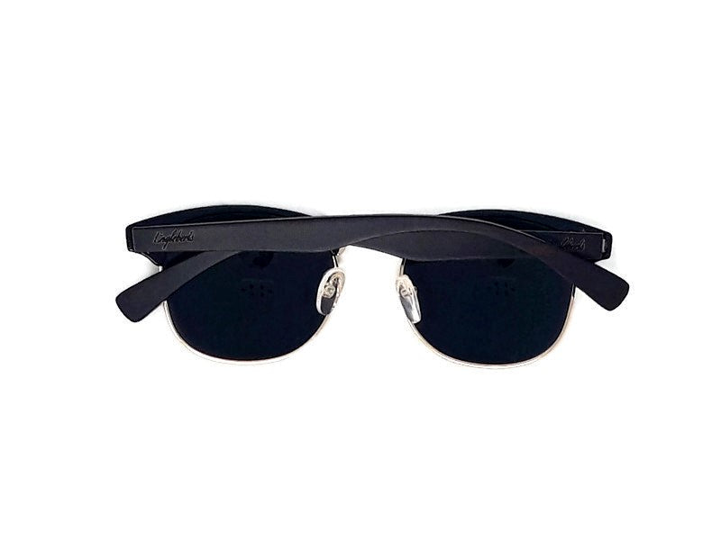 Midnight Bamboo Shades