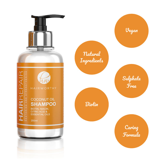 Shampoings réparateurs pour cheveux 200 ml.