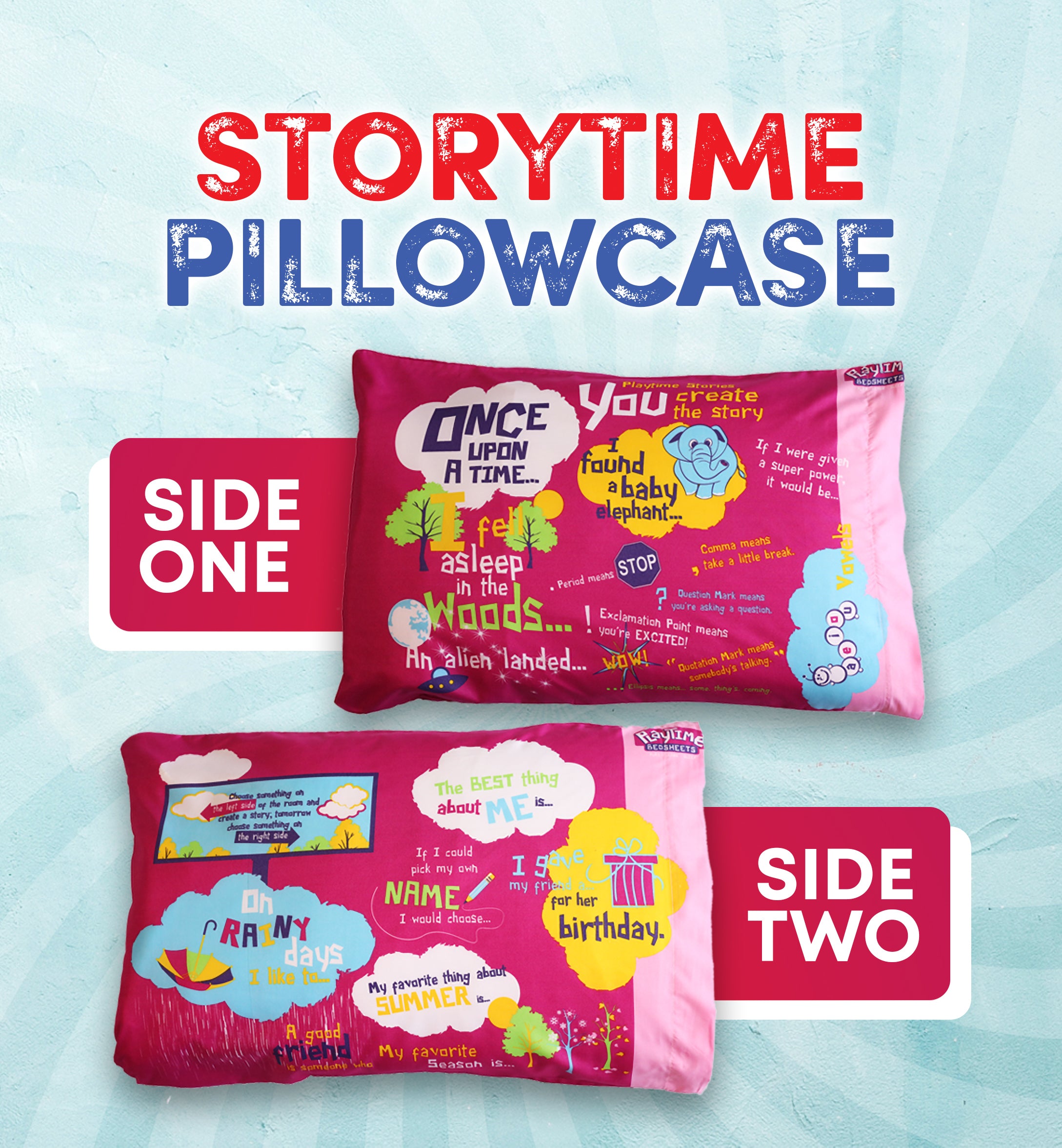 Playtime Story Pillowcase