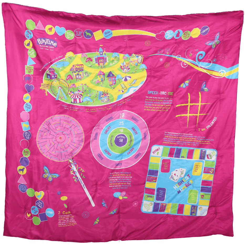 Saco de dormir reversible Playtime de 56 x 56 pulgadas. 