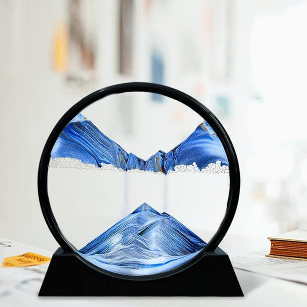 360° Quicksand Art Relaxation Moving Sand Frame Tabletop Decor