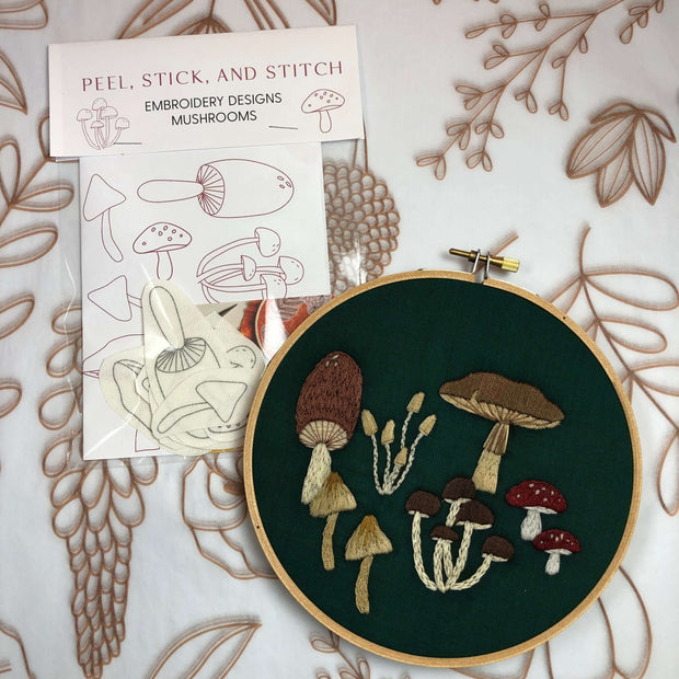 Mushroom Embroidery Kit