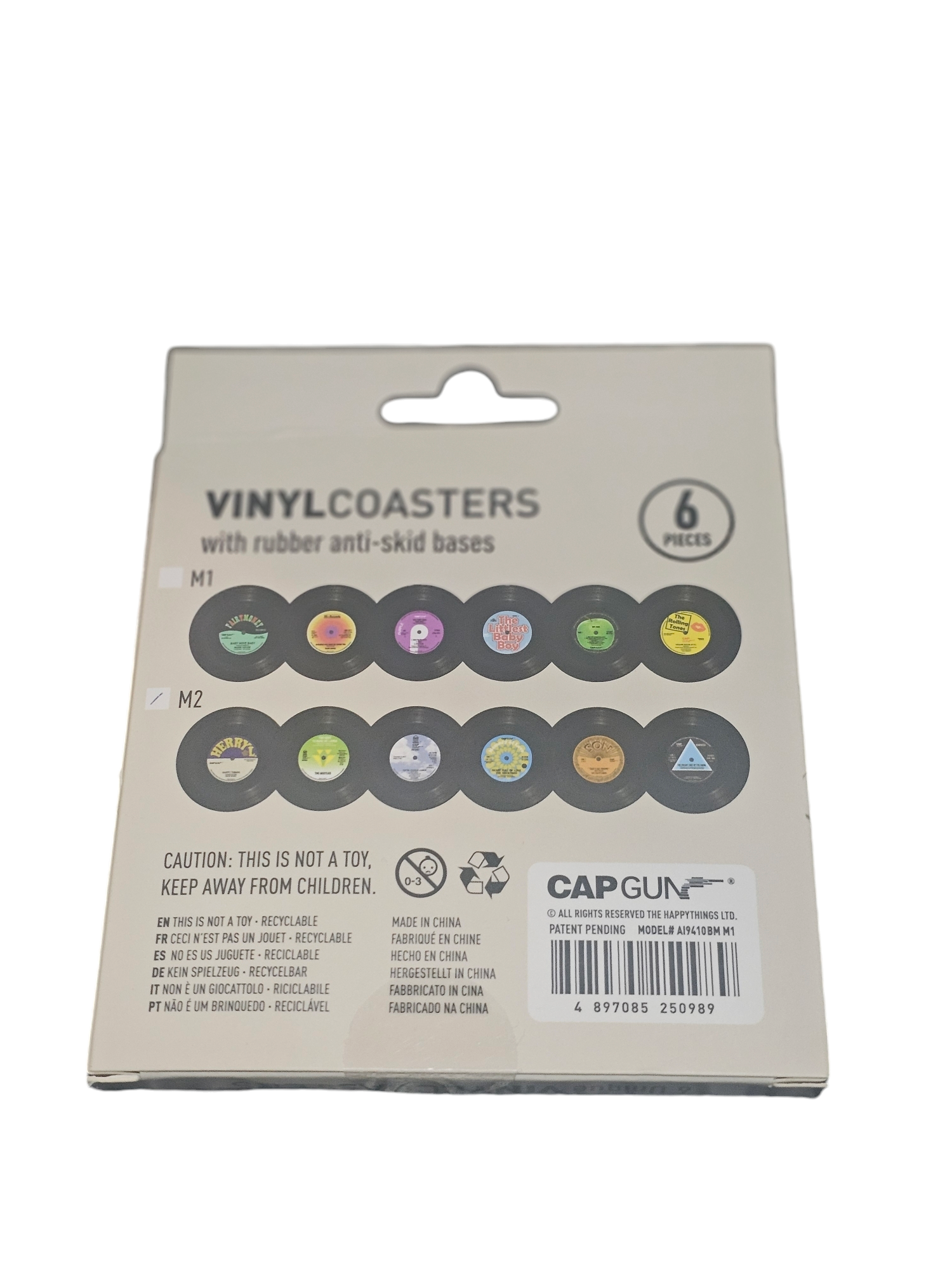 Retro Vinyl Coasters