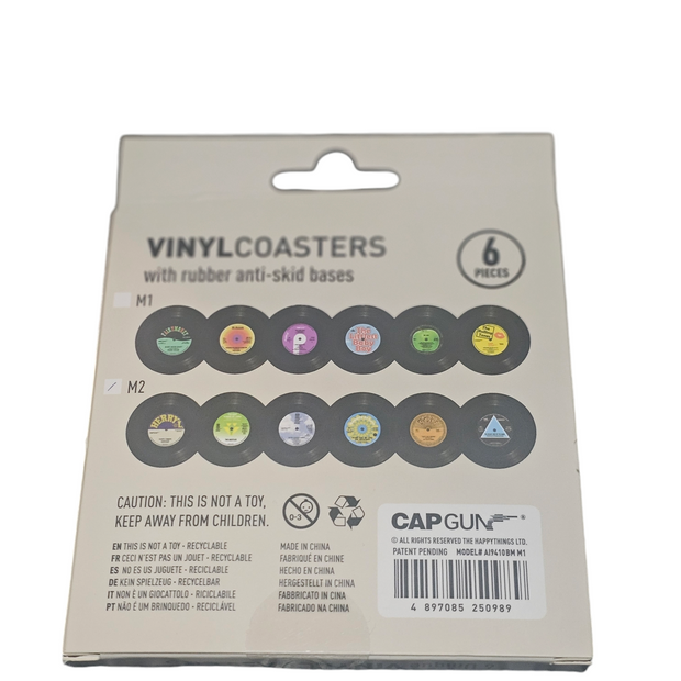 Retro Vinyl Coasters
