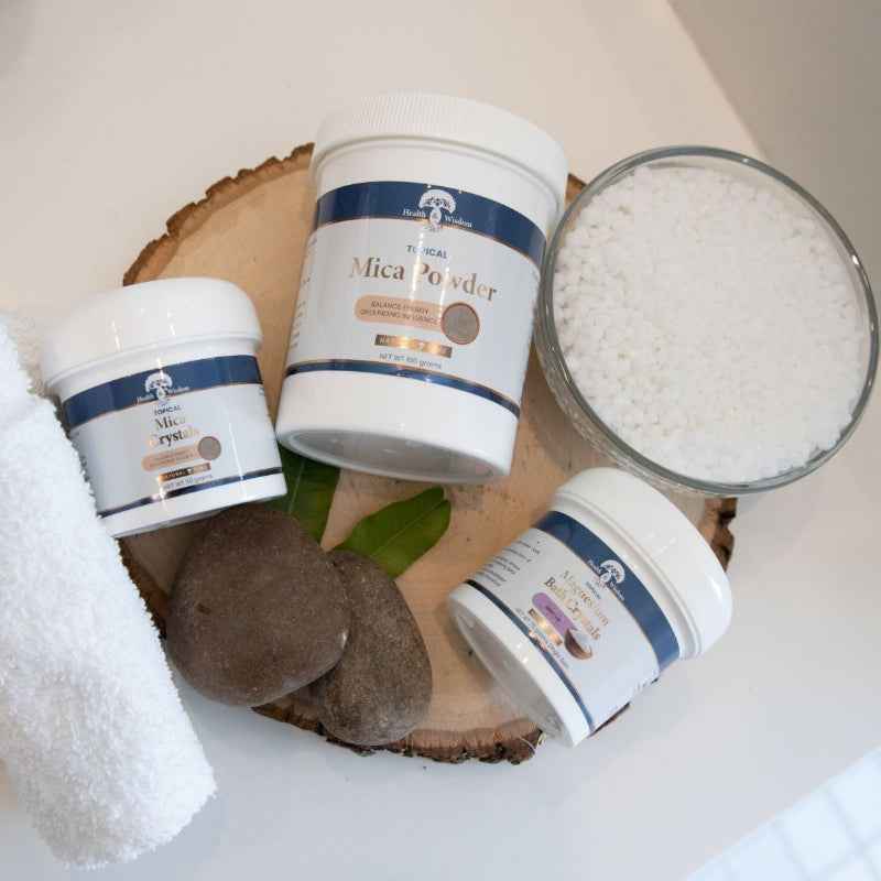 Health & Wisdom Topical Mica Crystals – Natural Energy Balancing & Grounding